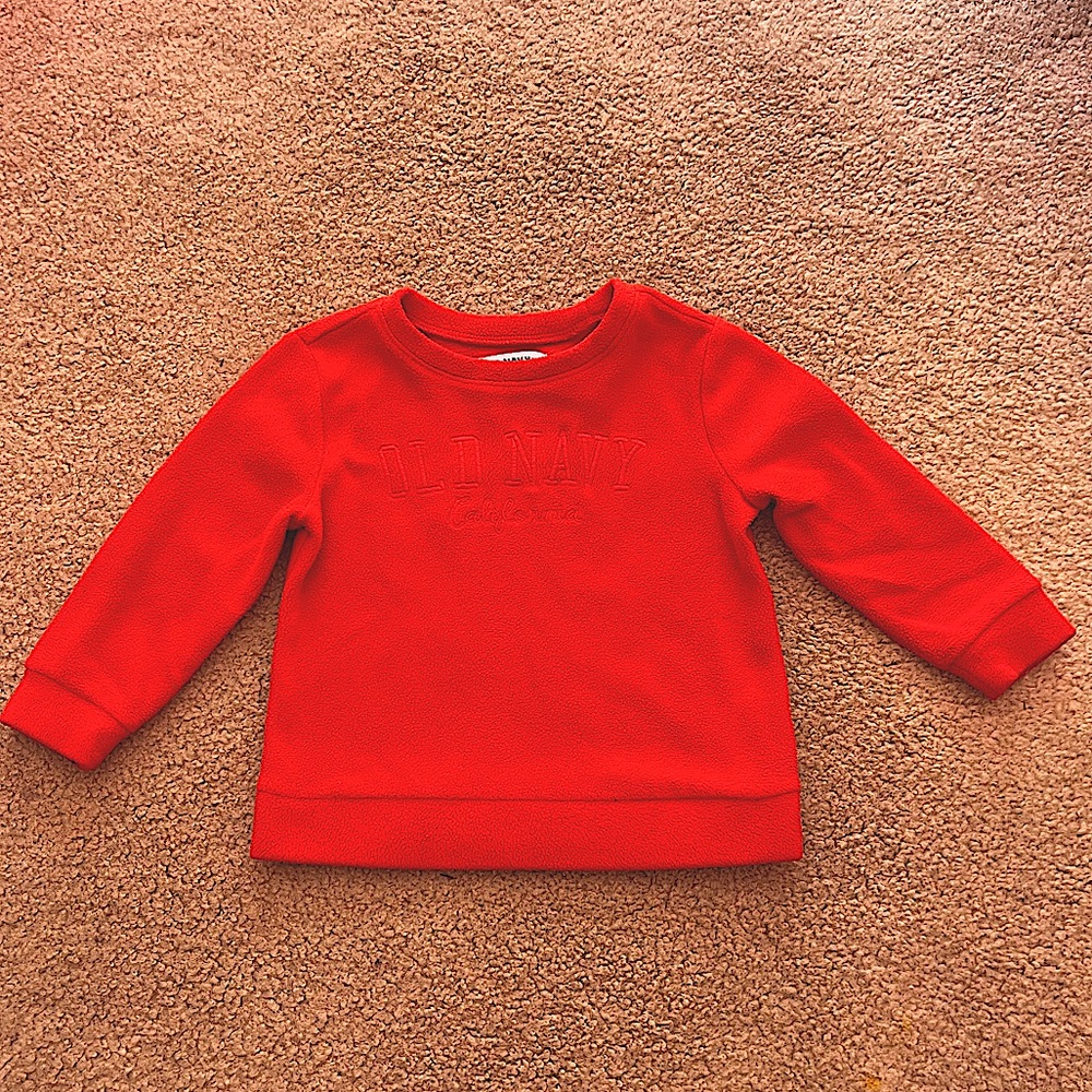Old Navy 2T Fleece Embroidered Pullover